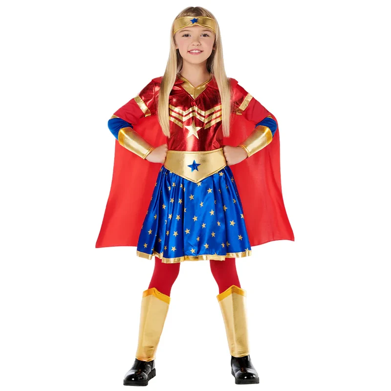 Kostuum Superheldin Star Meisjes
