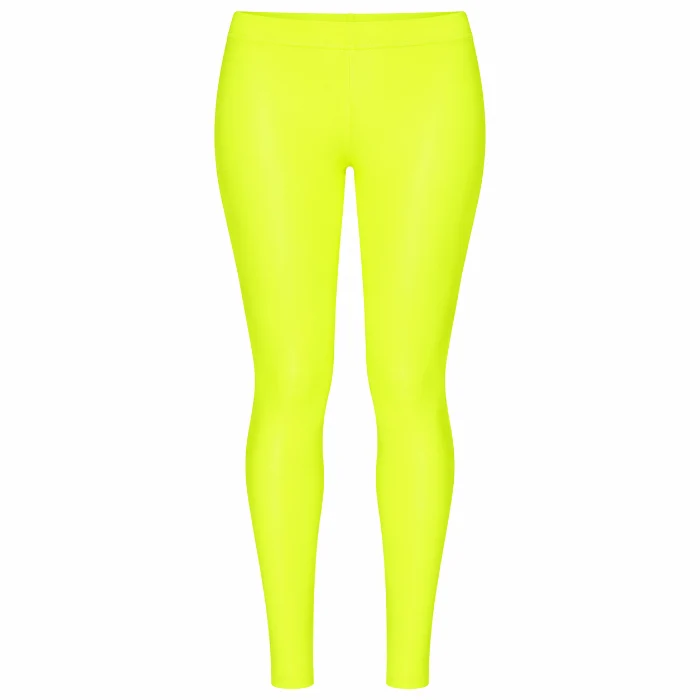 Legging neon geel - one size