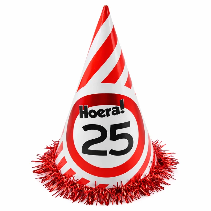 Feesthoed Hoera 25