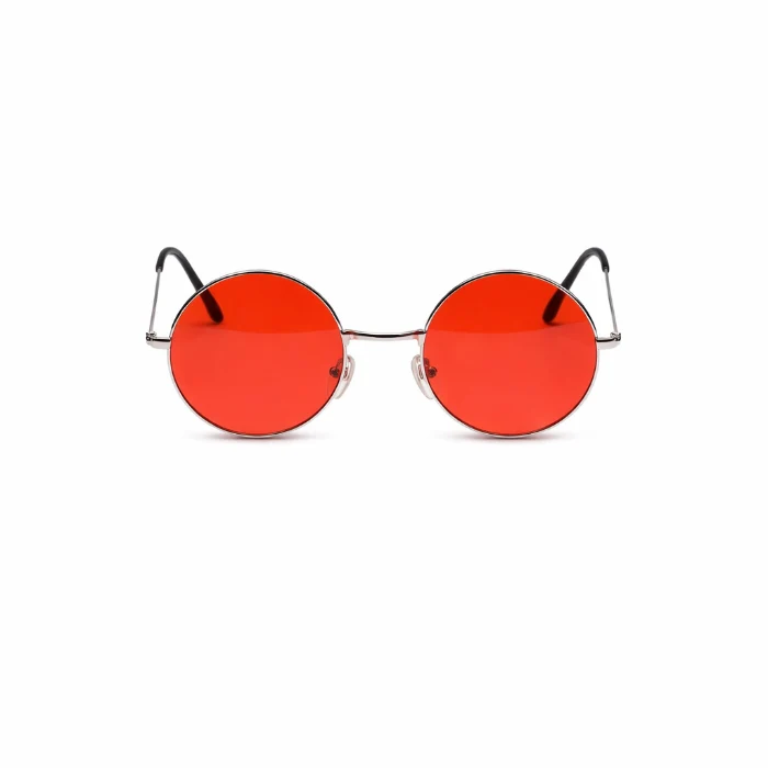 Partybril hippie rood
