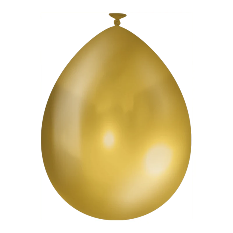 Metallic Gouden ballonnen 25 stuks 30cm