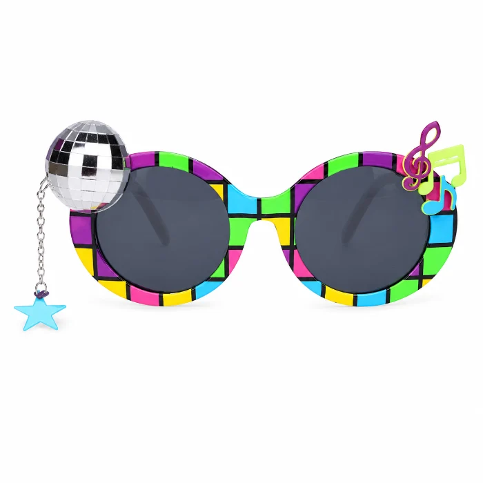 Partybril disco meerkleurig