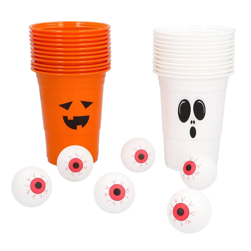 Drankspel Halloween beer pong 22 bekers