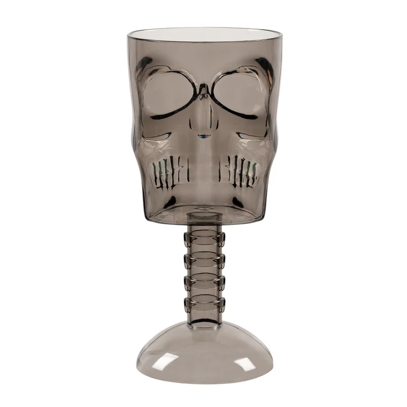 Plastic kelk Smoke skull 36 cl Halloween