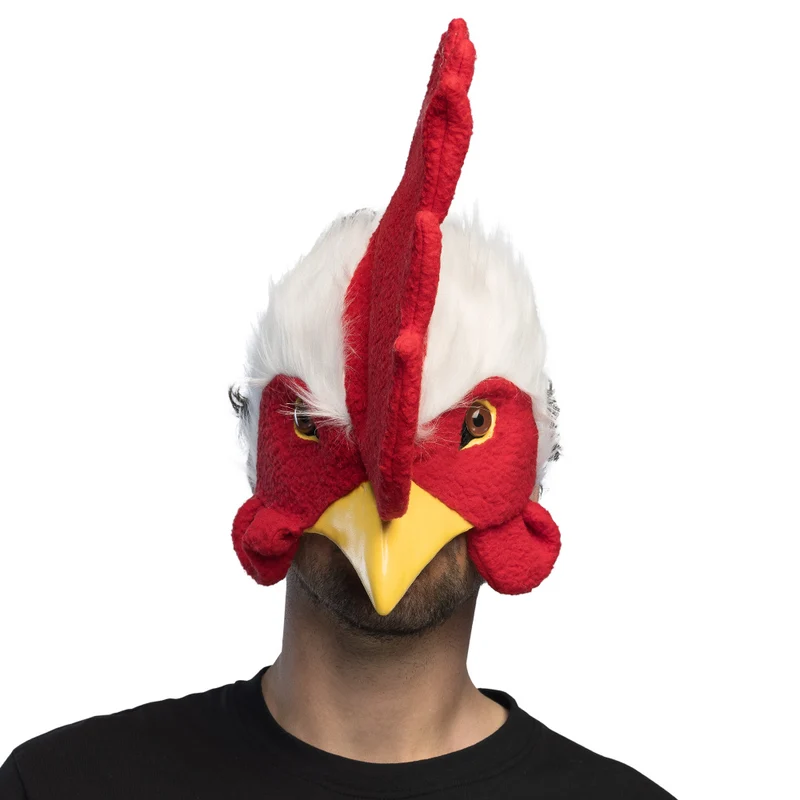 Pluchen masker haan