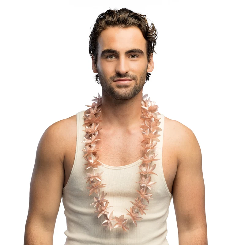 Hawaii krans Kahoku rose goud