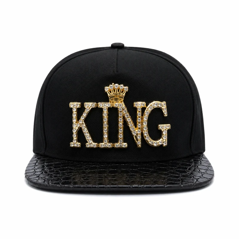 Cap King goud/zwart