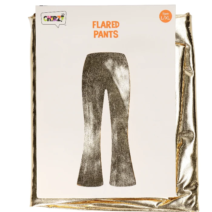 Flair broek goud - L/XL