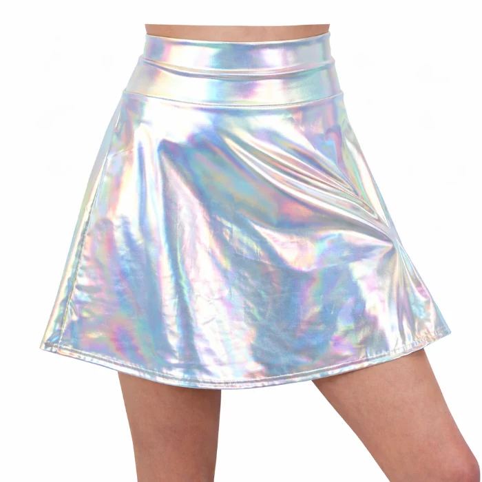 Rokje metallic iriserend M/L