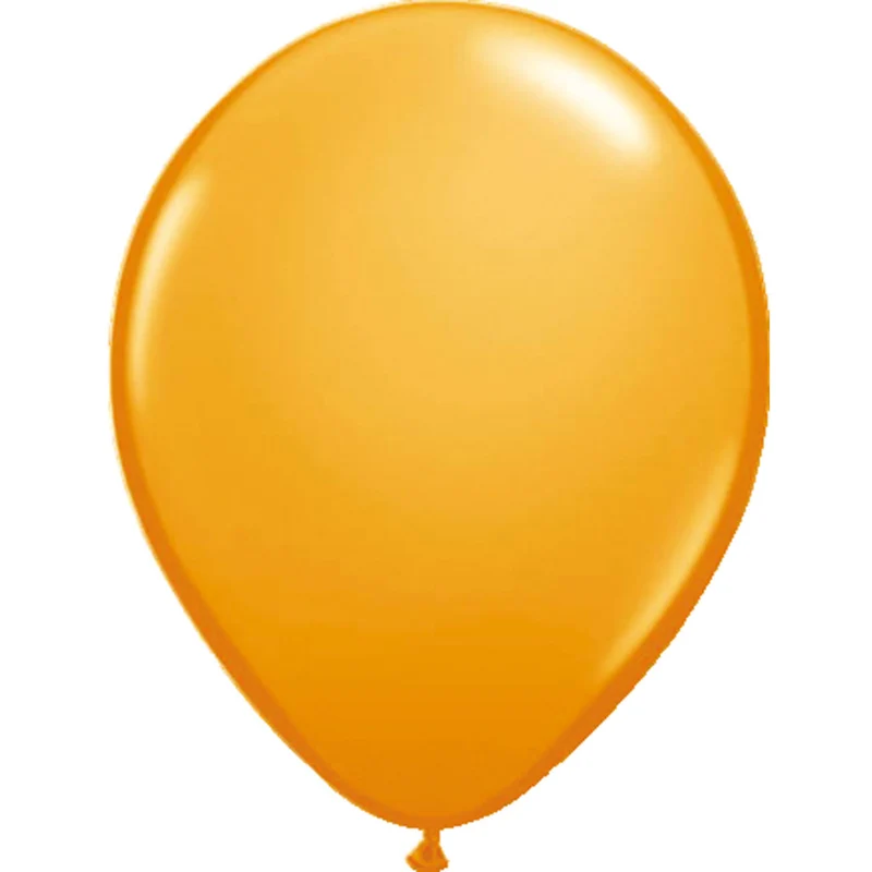 Oranje Metallic Ballonnen 30cm (100st)
