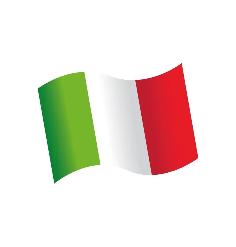 Houten Tafeldecoratie Italiaanse Vlag (16st)