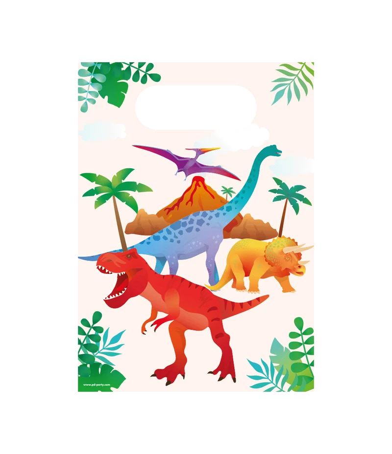 Uitdeelzakjes Dino Apatosaurus (6st)