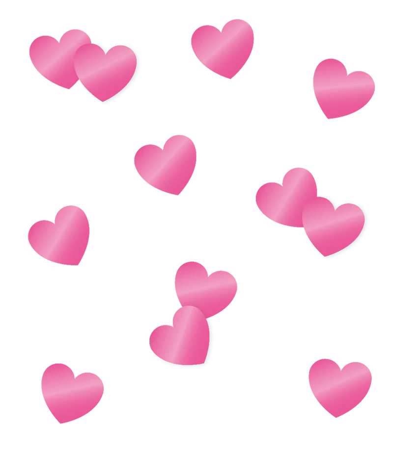 Tafelconfetti Pink Hartjes (14gr)