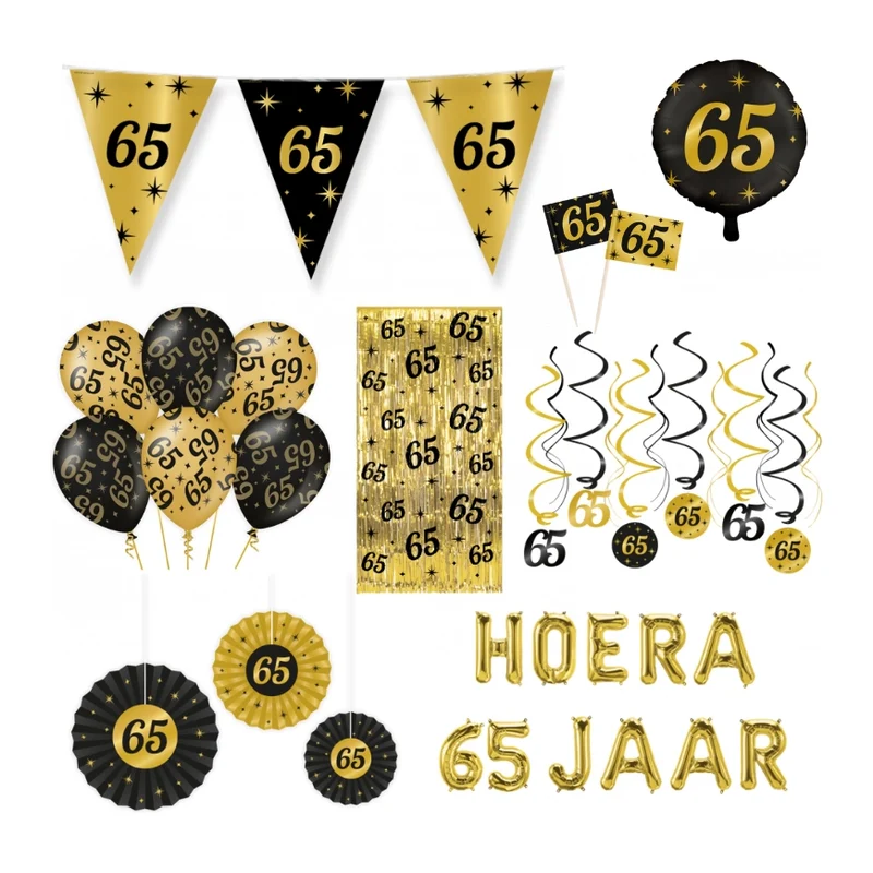 65 jaar Classy Versiering pakket - XL2