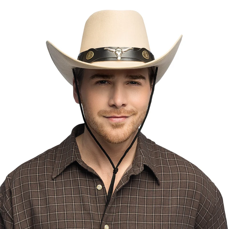 Hoed cowboy Wyatt beige