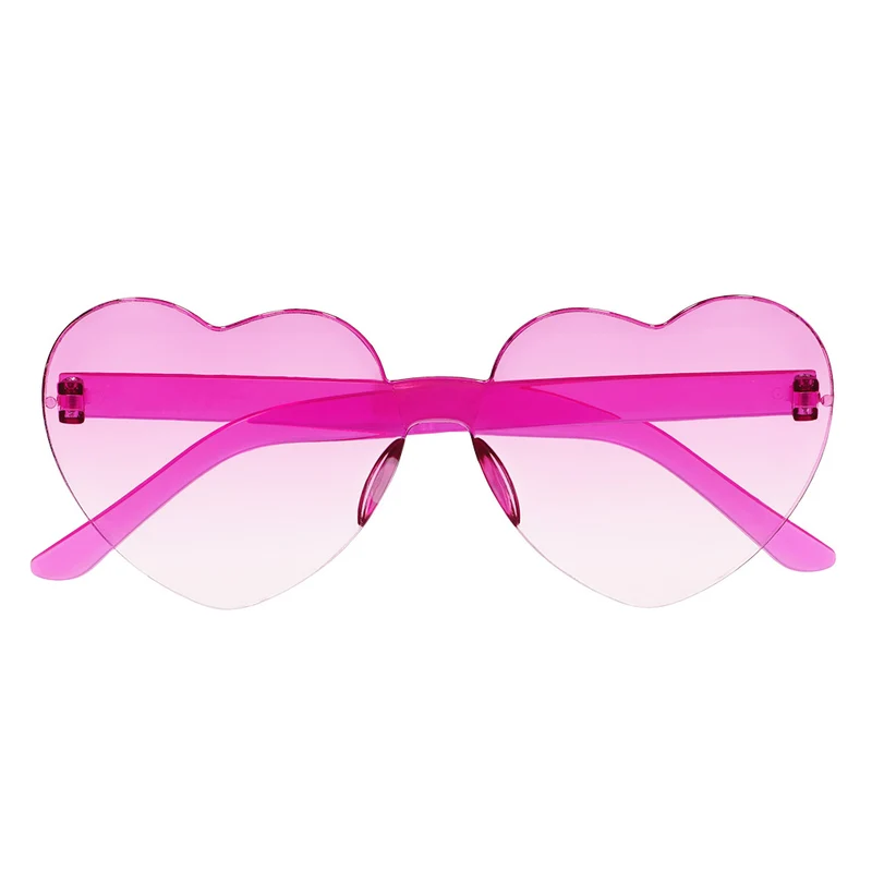 Partybril Festival hartjes roze