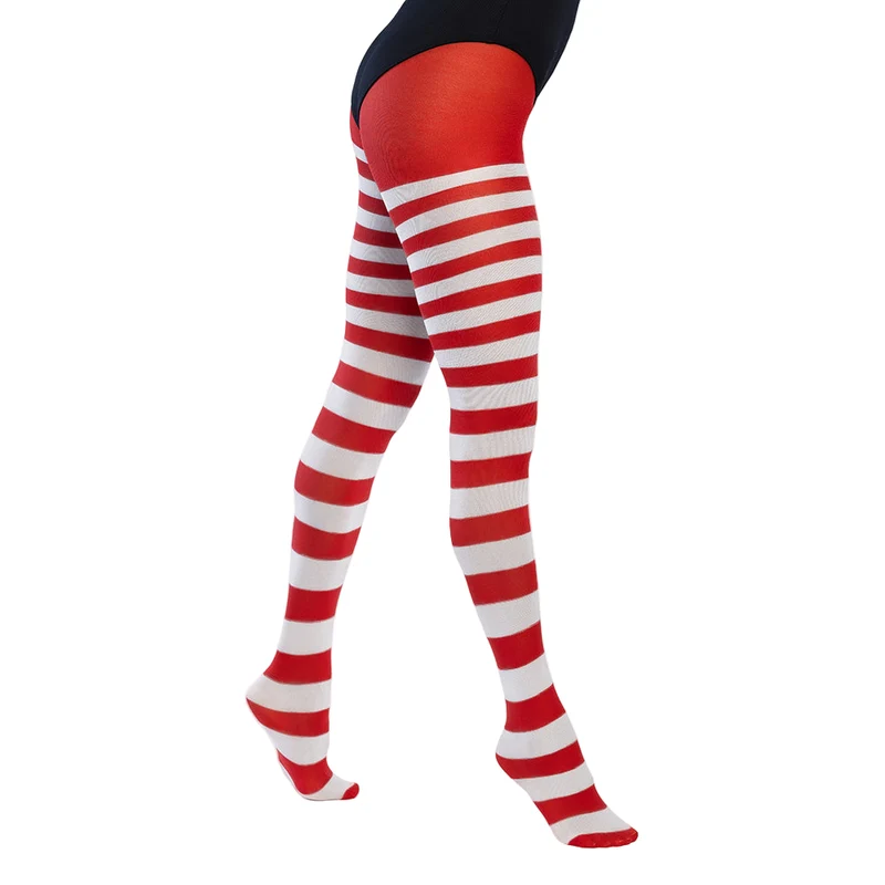 Panty Gestreept rood/wit