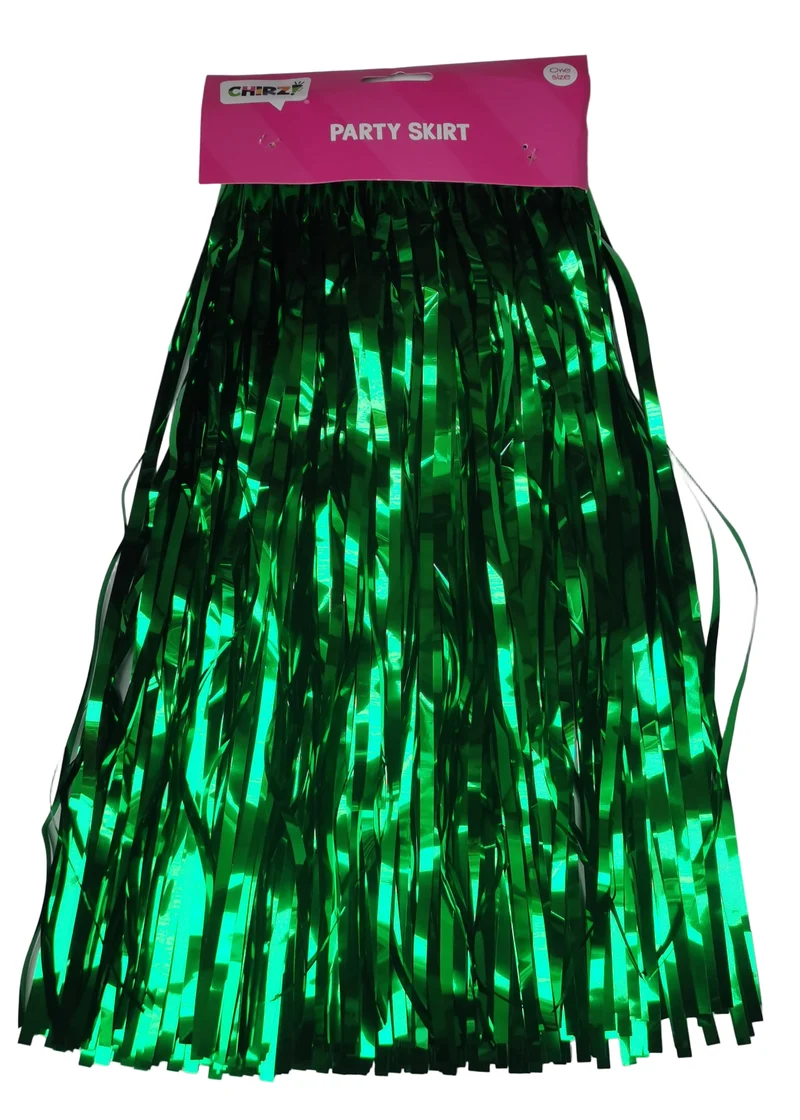 Rokje glitter groen one size