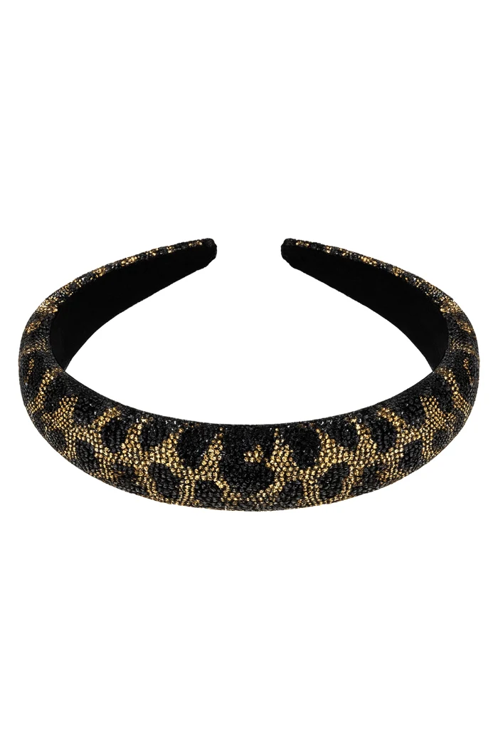 Diadeem breed glitter panter