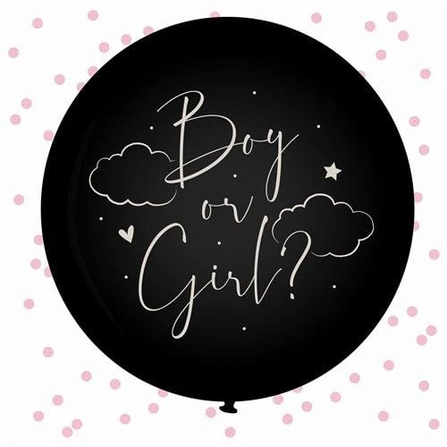 Reveal Ballon Baby Roze (61cm)