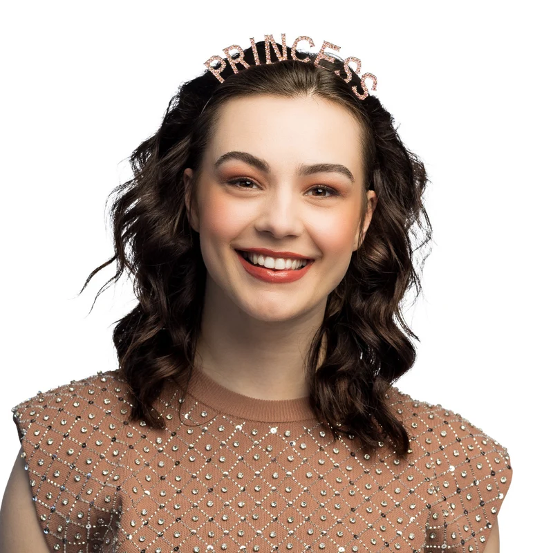 Metalen diadeem 'Princess'