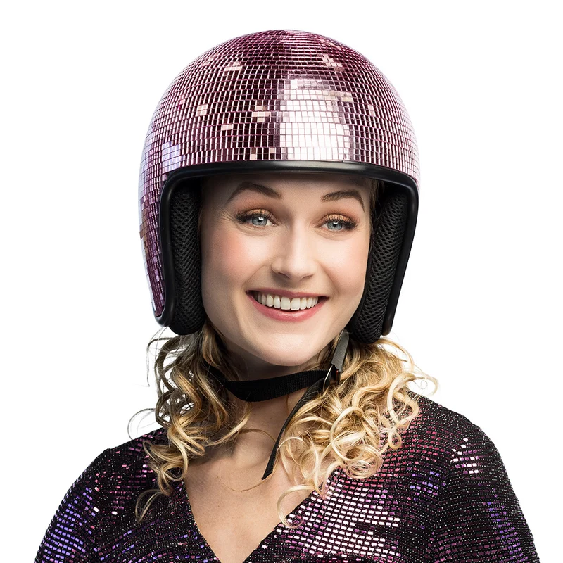 Helm Disco roze