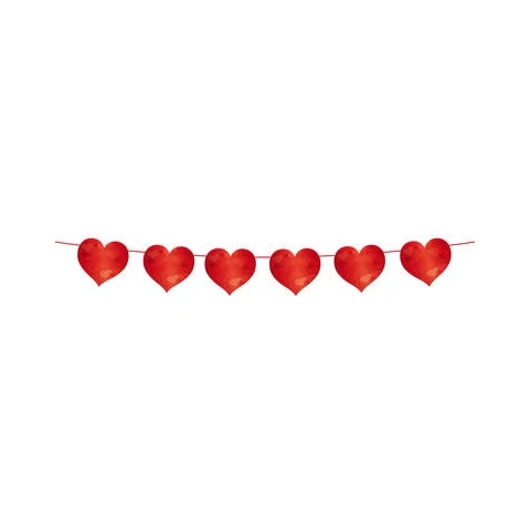 Slinger Hartjes Rood - 6 meter