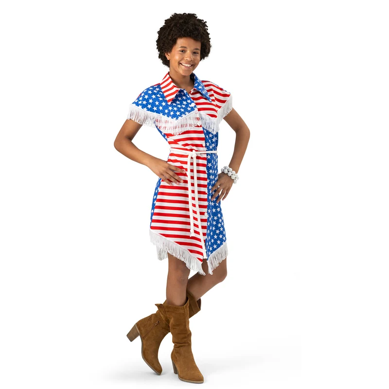 Amerikaanse vlag jurk dames