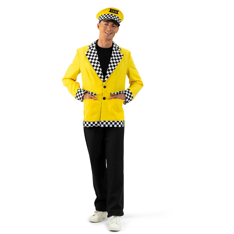 Taxi chauffeursjas geel heren Tony