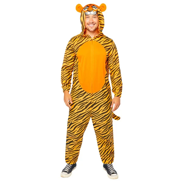 Tijger Onesie Met Capuchon Volwassenen