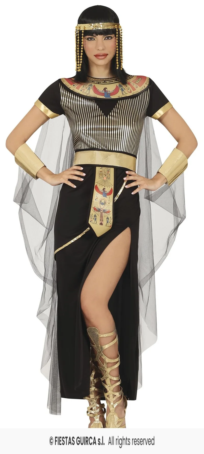 Zwarte Gouden Egyptische Nubia Dames