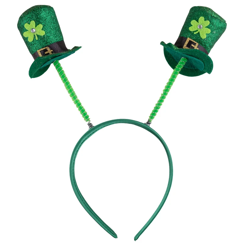 Diadeem met mini hoedjes St. Patrick's Day