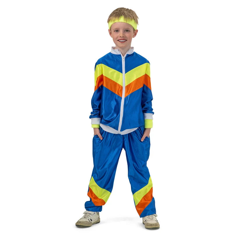 Fout trainingspak blauw kinderen