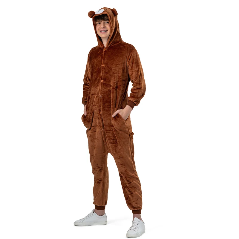 Bruine Beer pak onesie volwassenen Bron