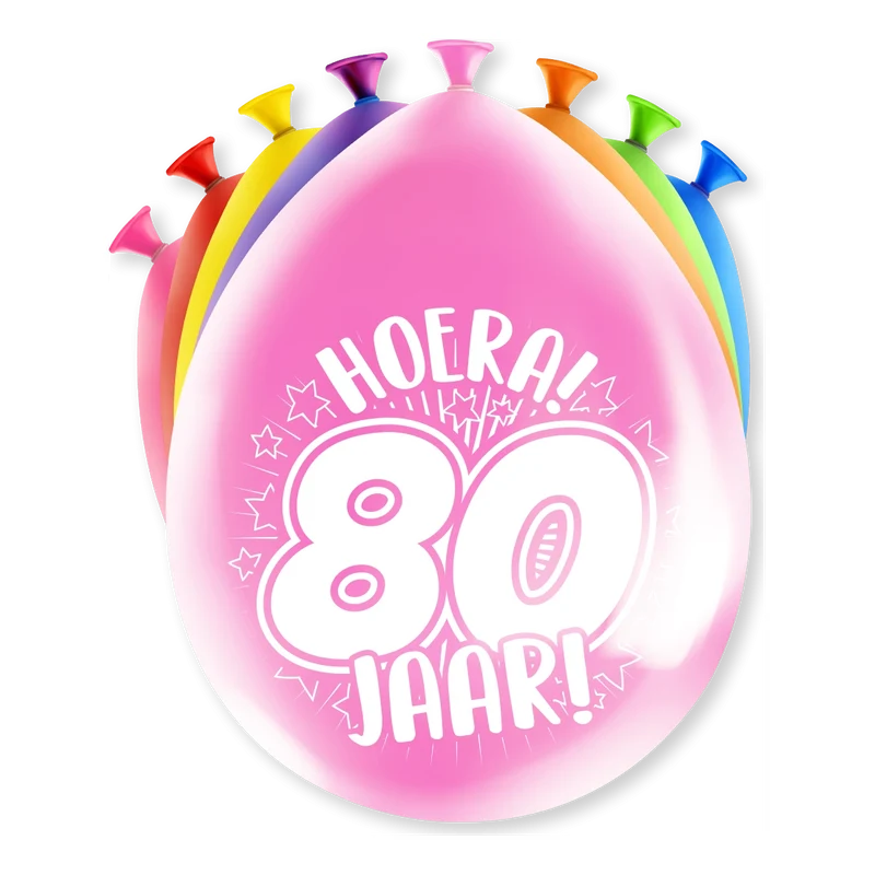 Feest Ballonnen - 80 jaar