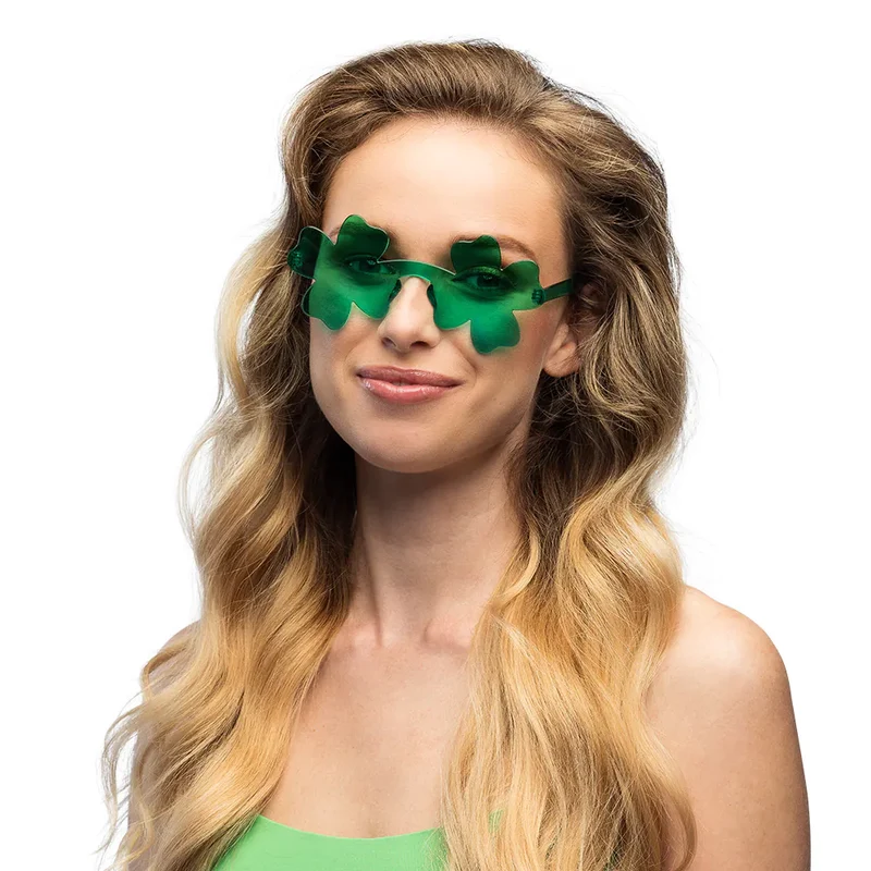 Partybril St. Patrick klavertje vier