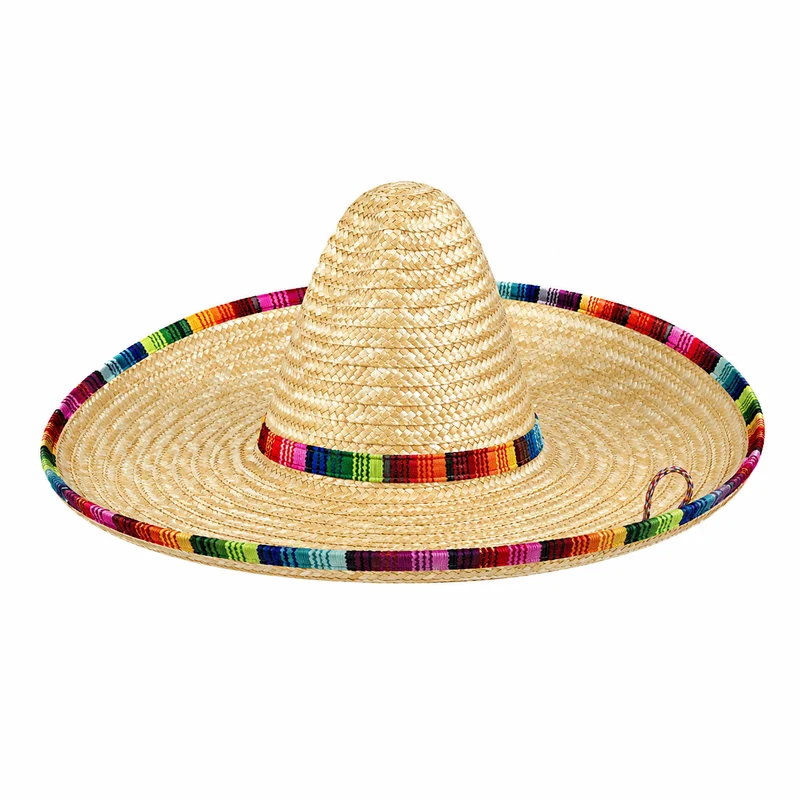 Hoed Mexicaanse sombrero meerkleurig