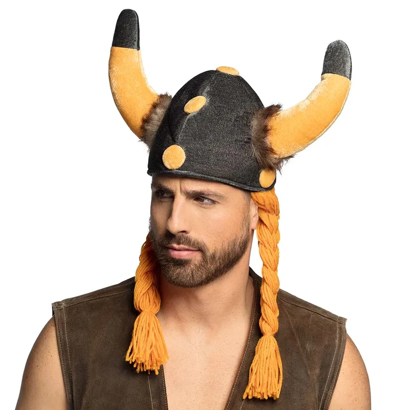 Vikinghoed Met Vlechten Galliër