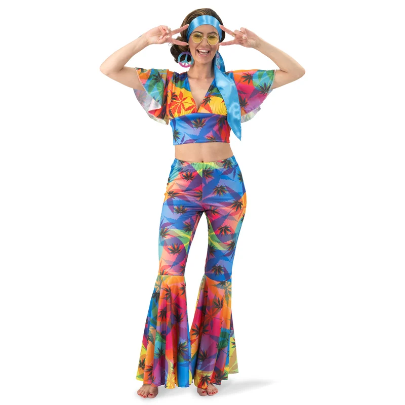 Hippie pak wiet print dames