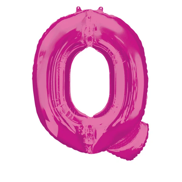 Folieballon Roze Letter 'Q' Groot