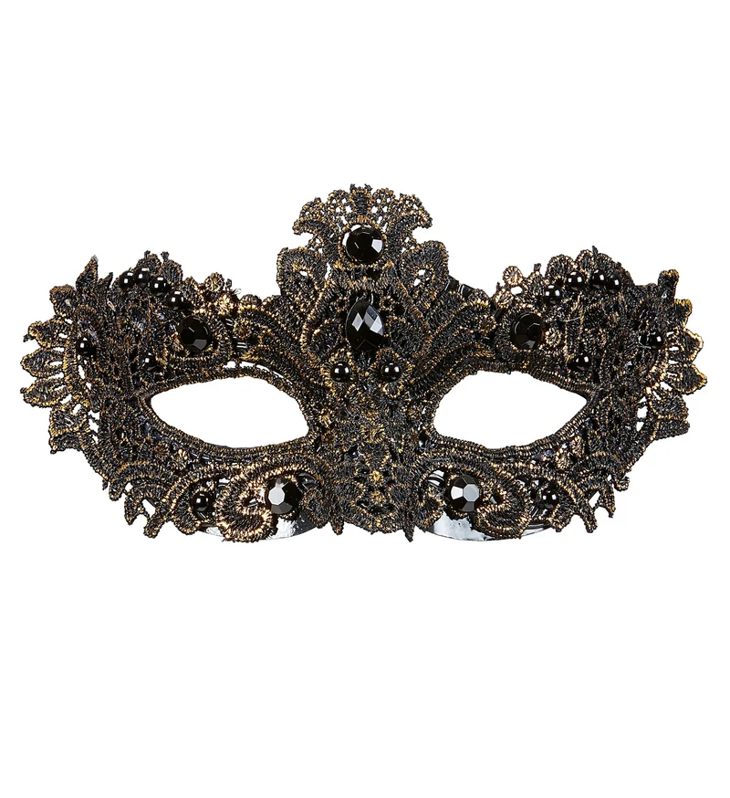 Antiek gouden Venetiaanse oogmaskertjes