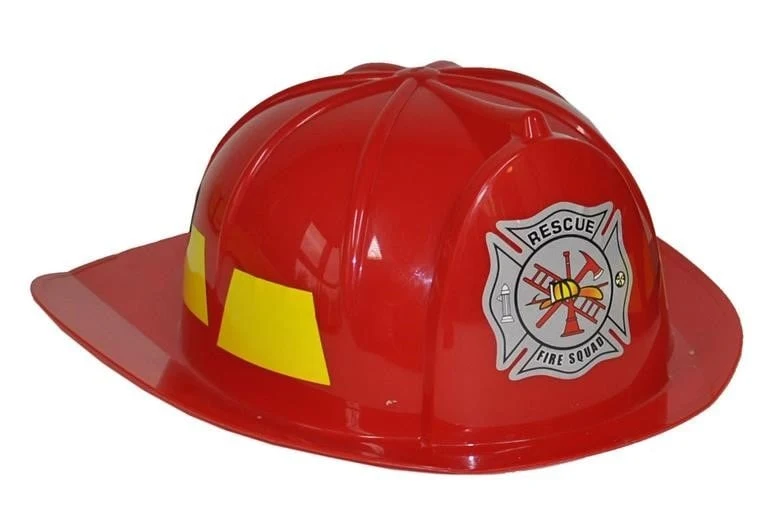 Brandweer helm rood Kind