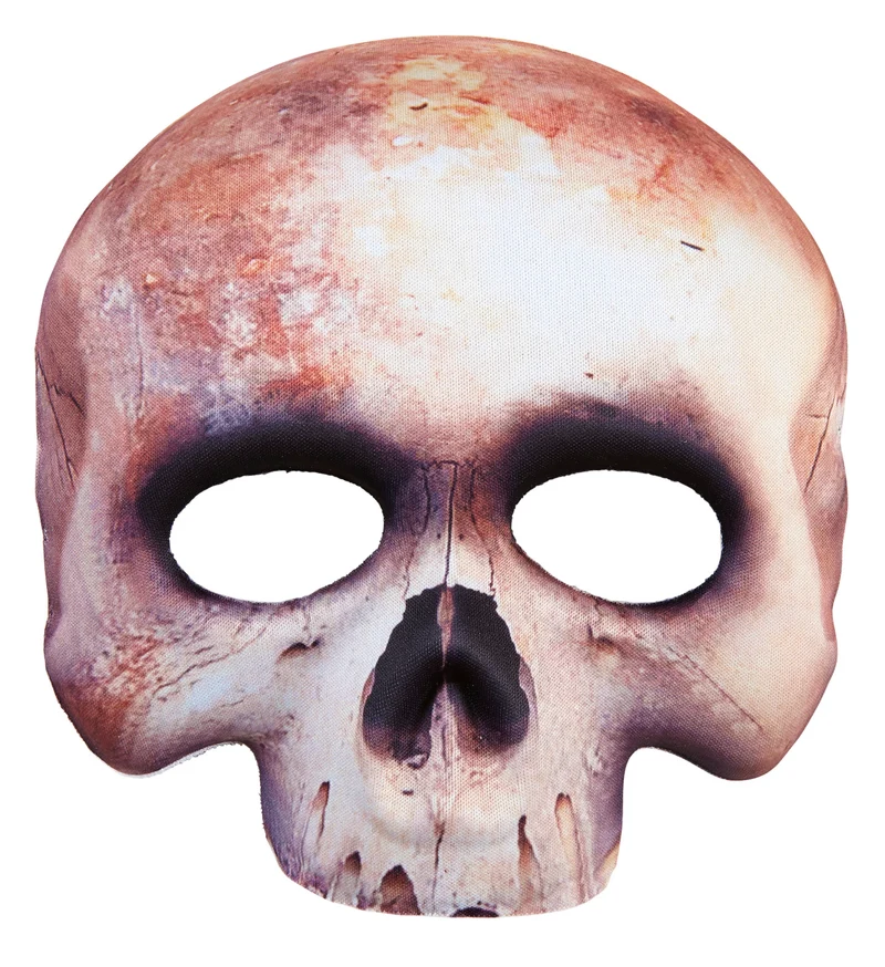 Schedel masker half zonder kin