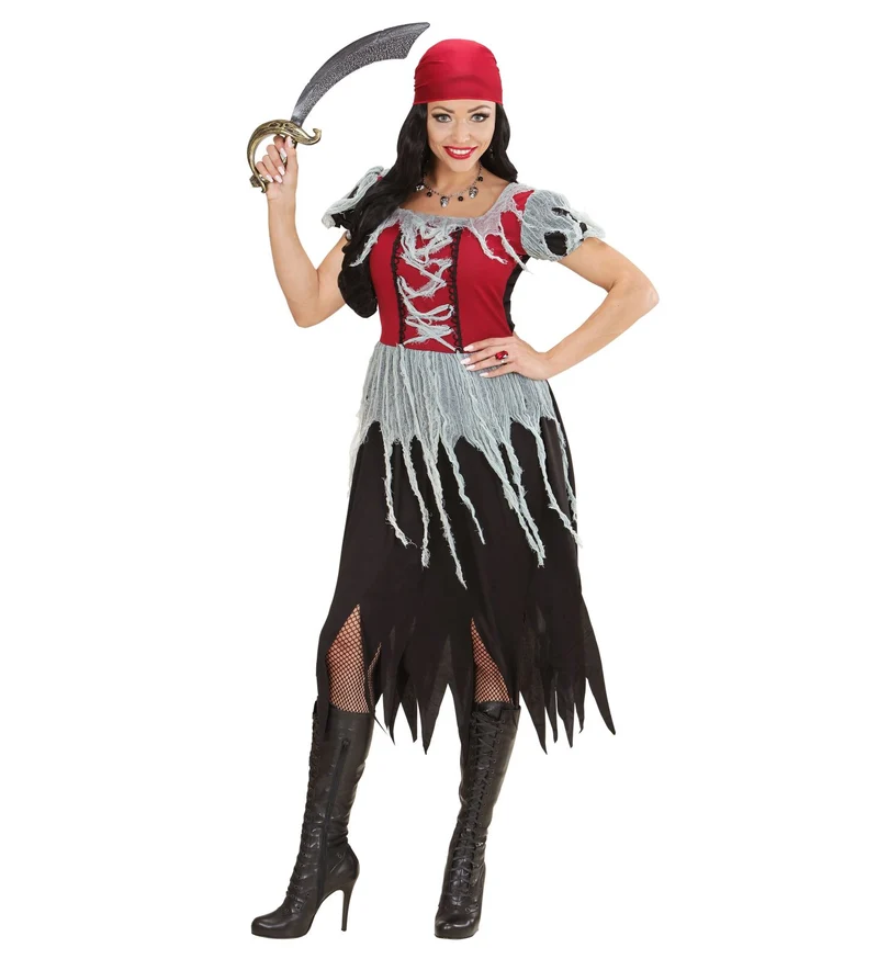 Piraten jurk goedkoop dames - maat L