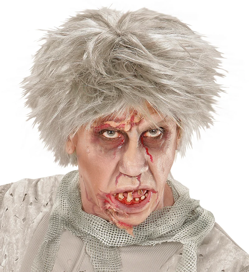 Zombie pruik Ves wilde haren
