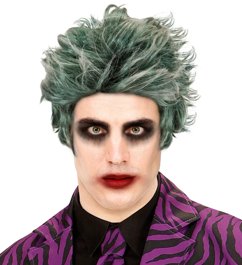 Zombie Dracula pruik groen