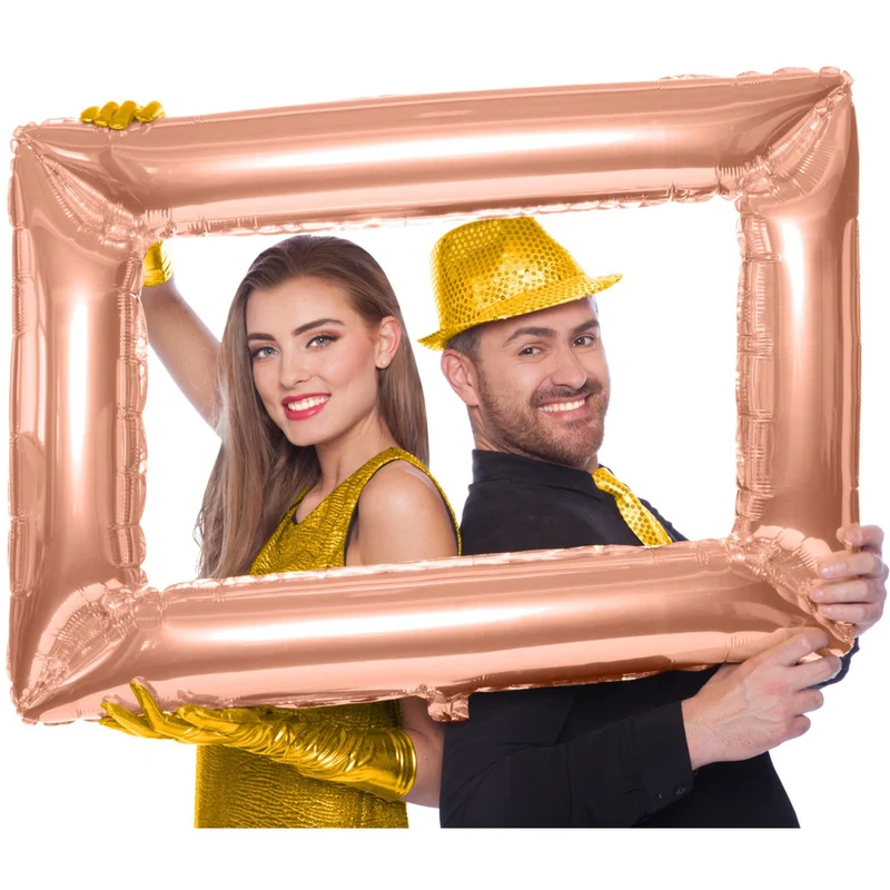 Folieballon Fotolijst Rosé Goud