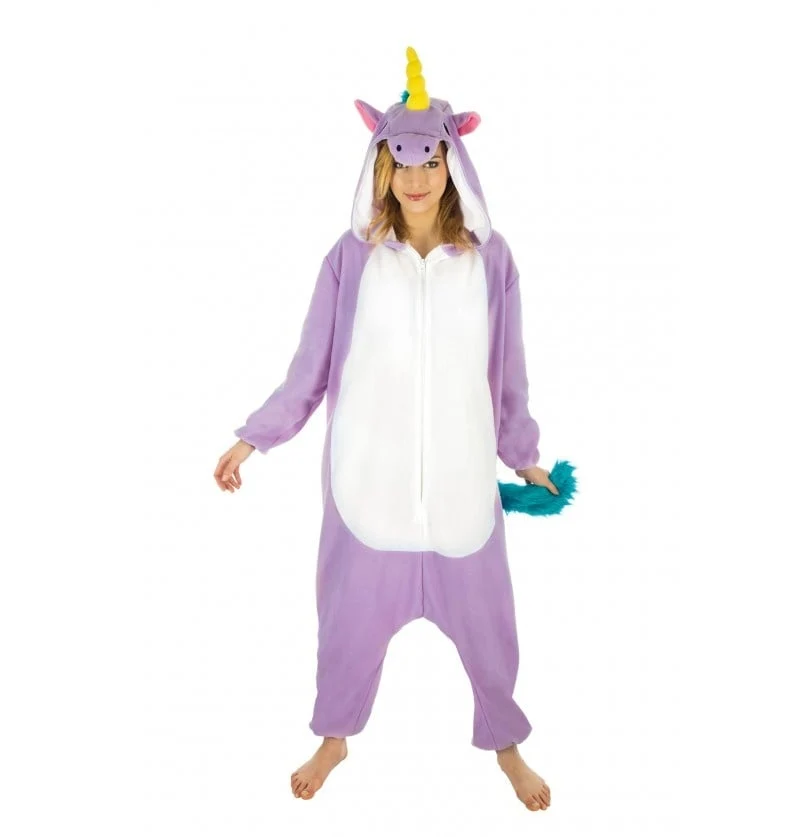 Paarse Unicorn Onesie 164cm