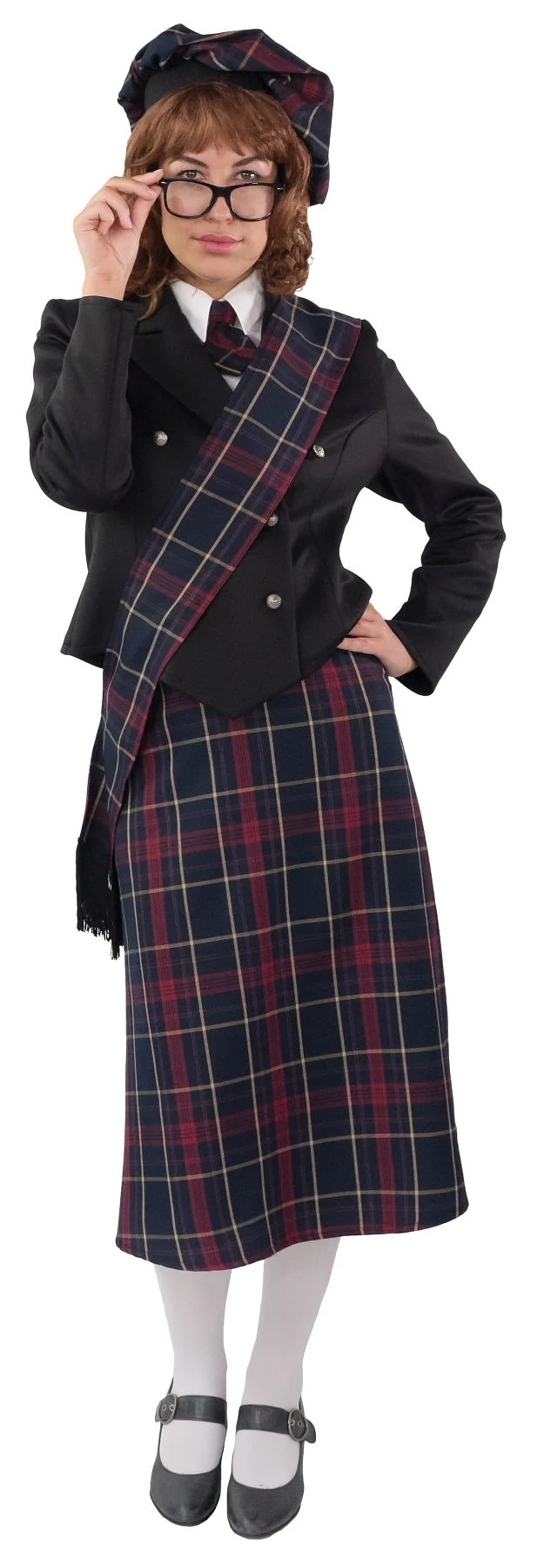 Schotse Verkleedset Dames Deluxe 4-delig