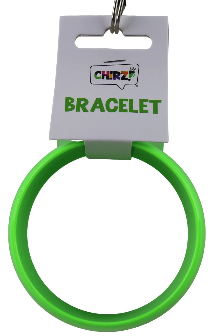 Armband dik neon groen